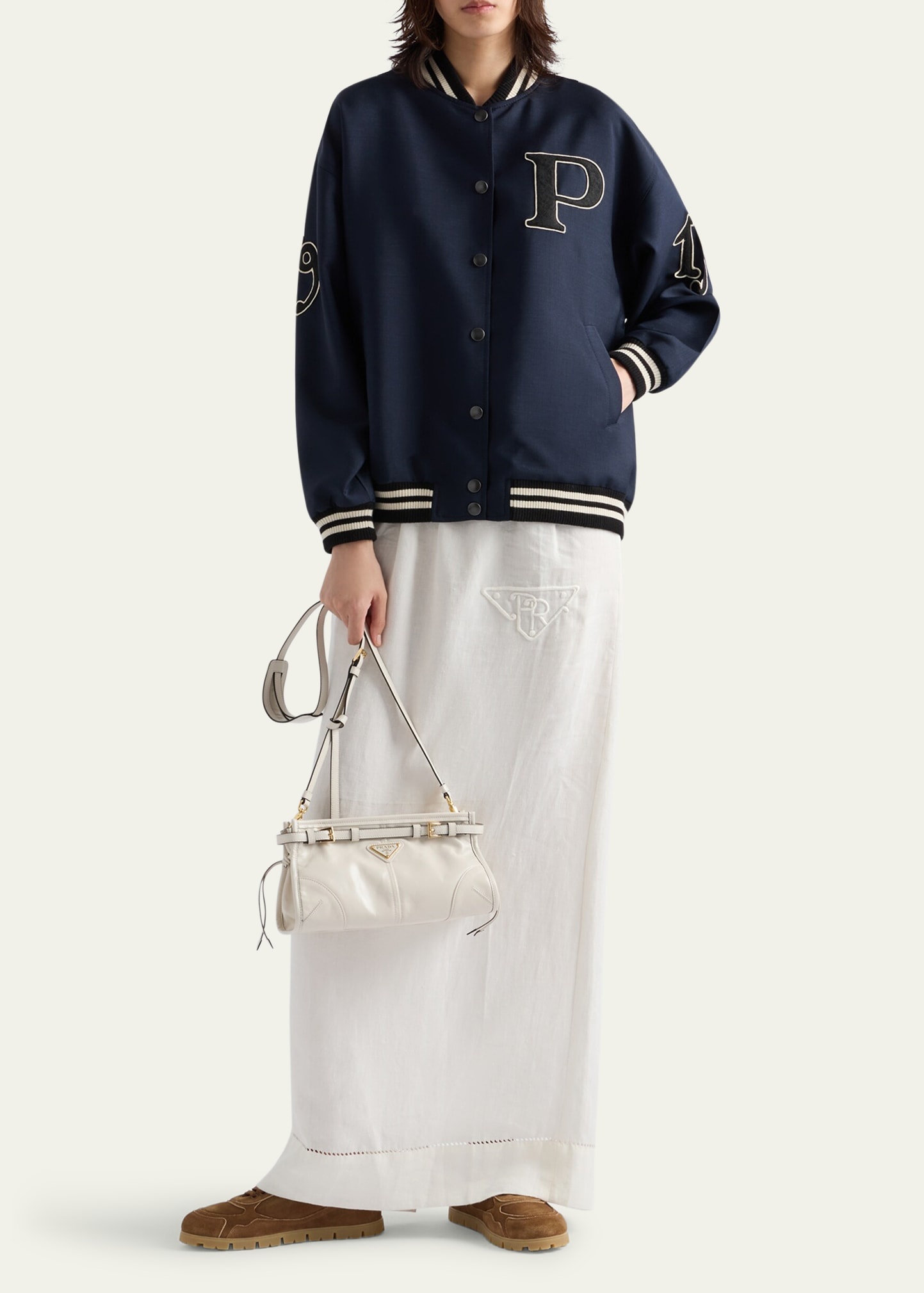 Oversized Kid Mohair Bomber Jacket - 2
