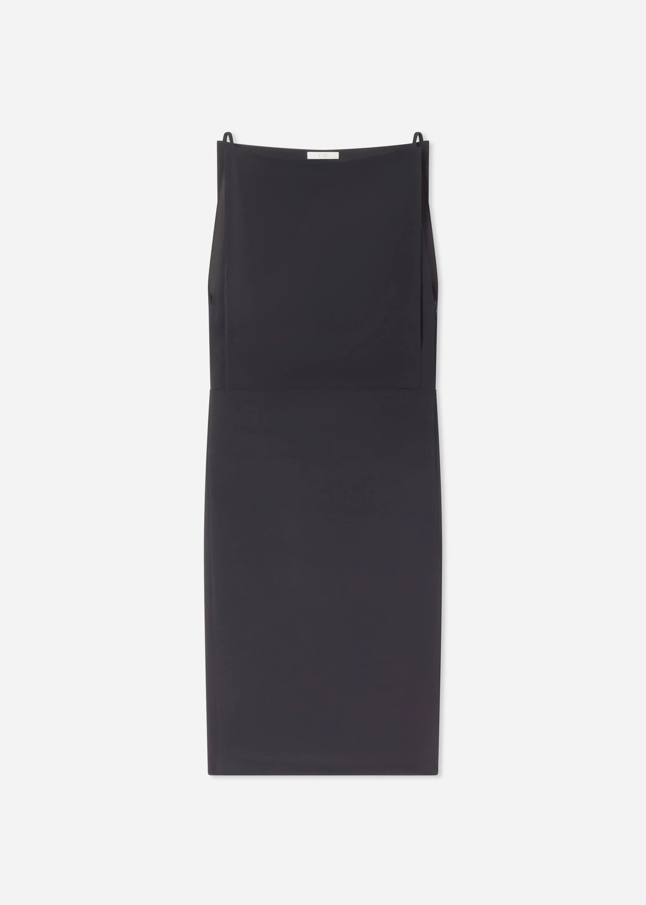Bateau Shift Dress in Crepe - 1