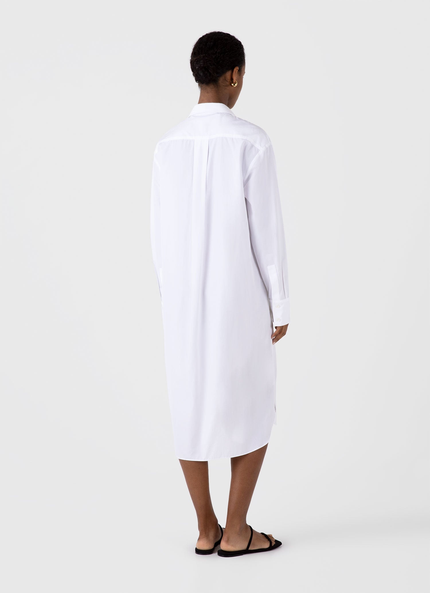 Cotton Poplin Shirt Dress - 3