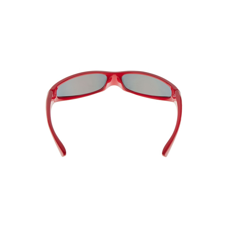 BALENCIAGA Blade Rectangle Sunglasses  in Red outlook