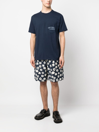 Universal Works graphic-print short-sleeved T-shirt outlook