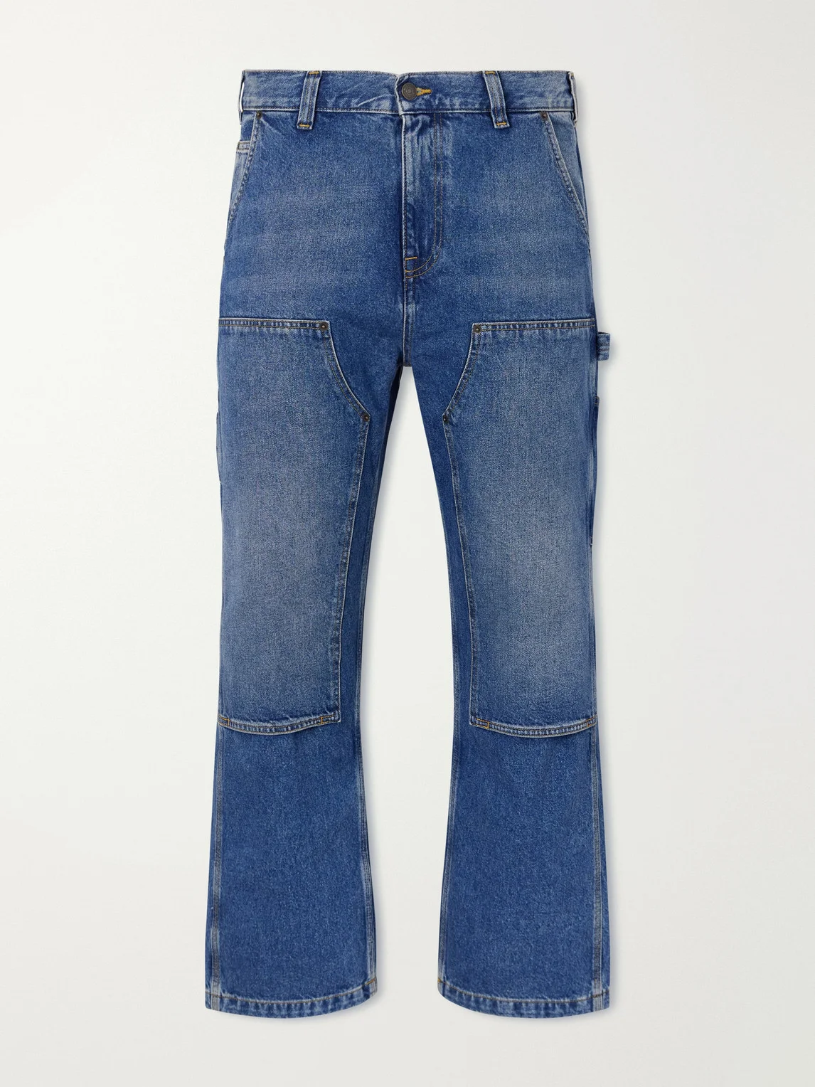 Straight-Leg Double-Knee Jeans - 1