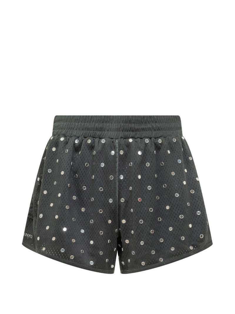 mesh strass shorts 1