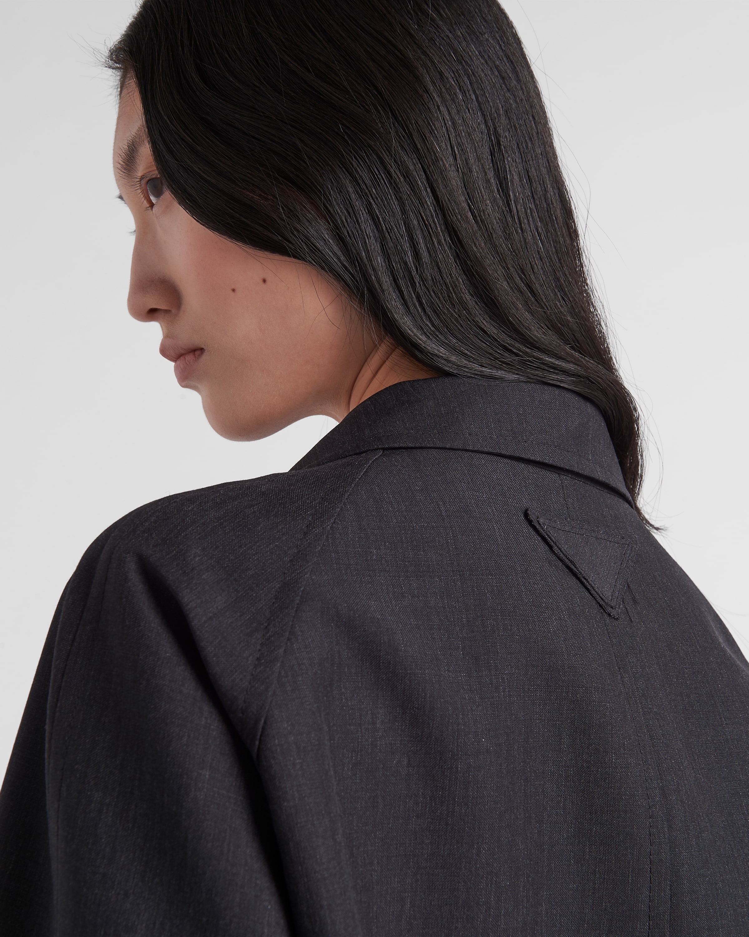Single-breasted kid mohair coat - 6