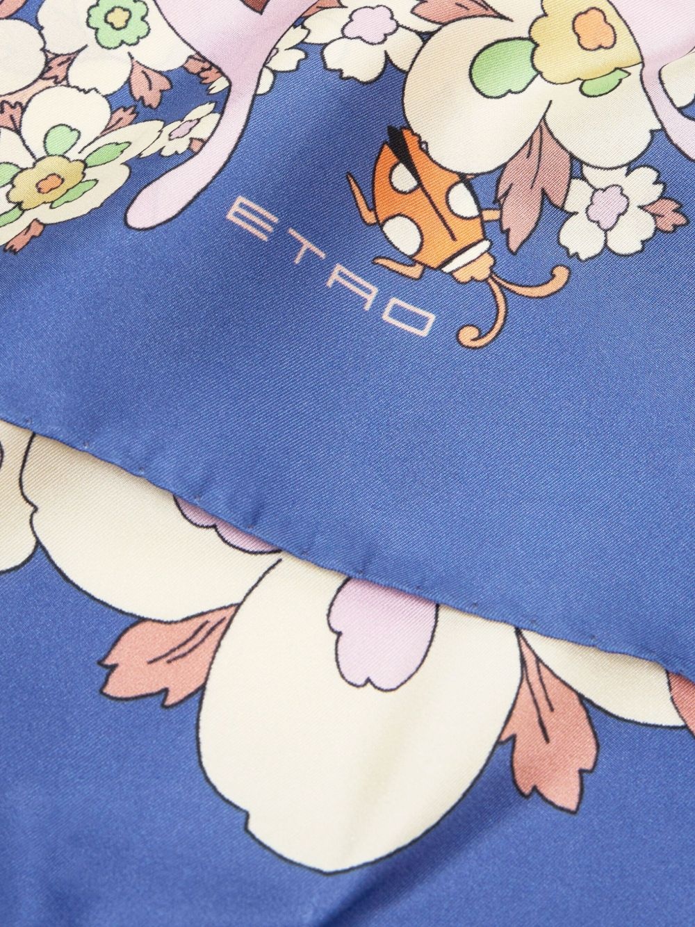 printed silk scarf - 2