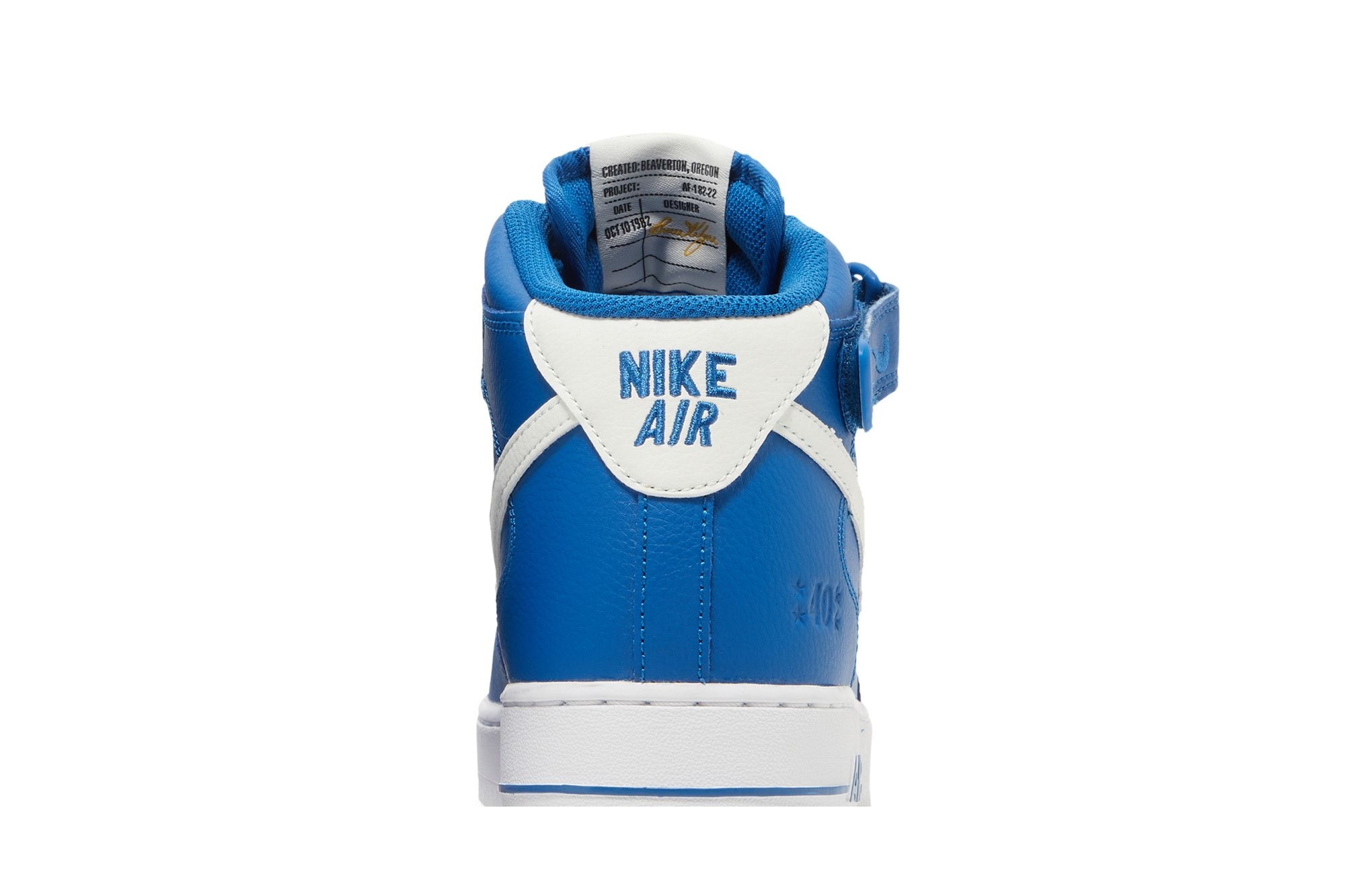 Air Force 1 Mid '07 LV8 '40th Anniversary - Blue Jay' - 7