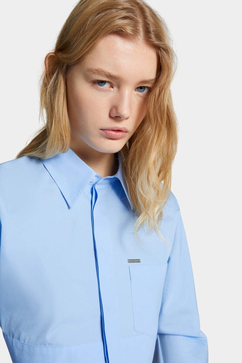 ROUNDED CROPPED SHIRT - 5