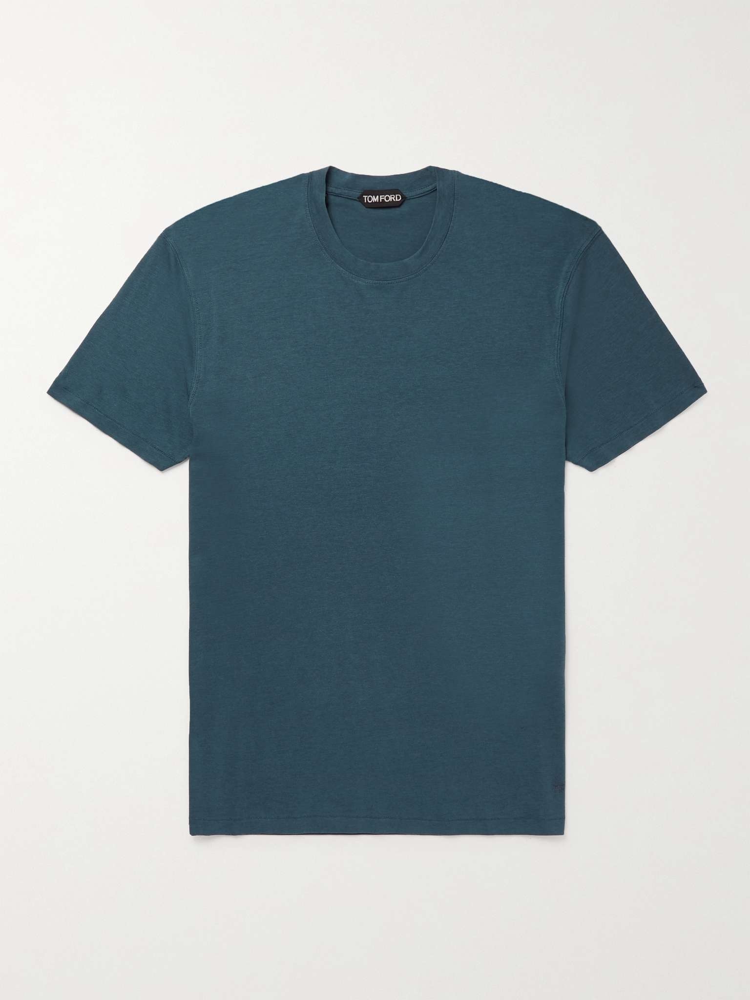 Lyocell and Cotton-Blend Jersey T-Shirt - 1