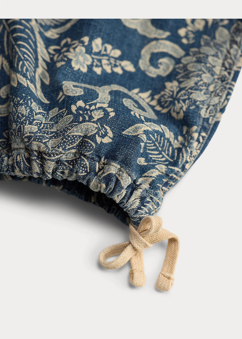 Indigo Print Woven Pant 5