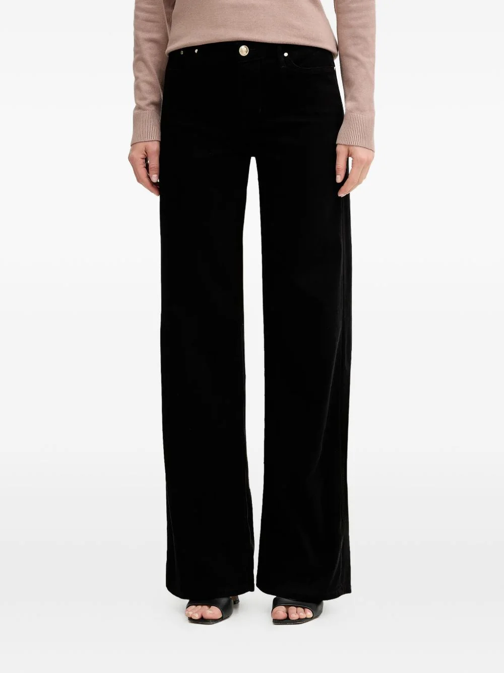 Palazzo logo pocket jeans - 1