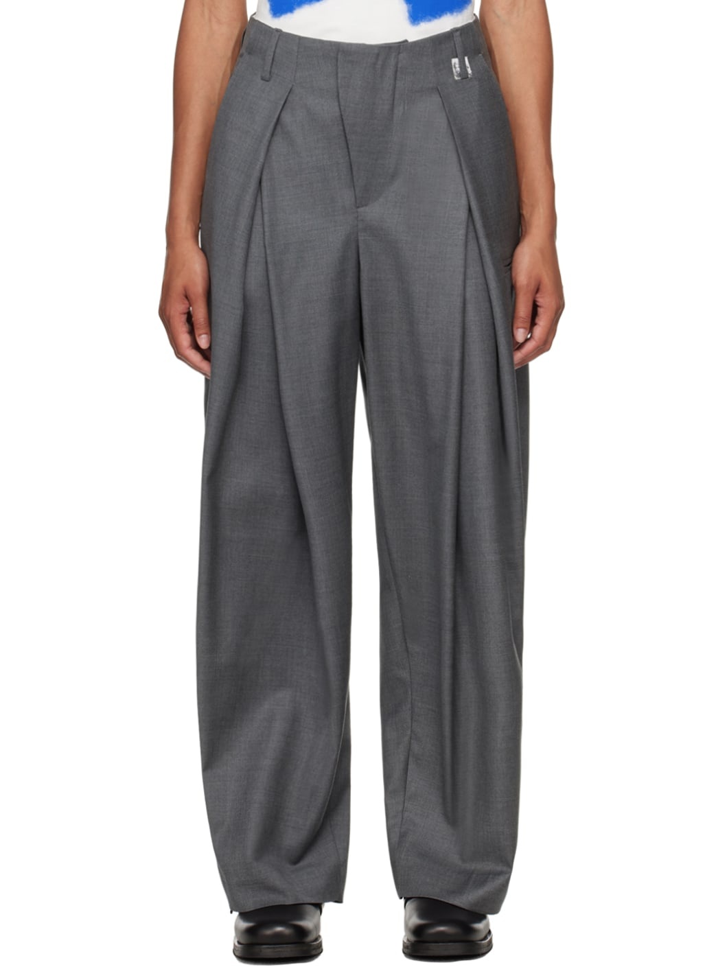 Gray Vassi Trousers - 1