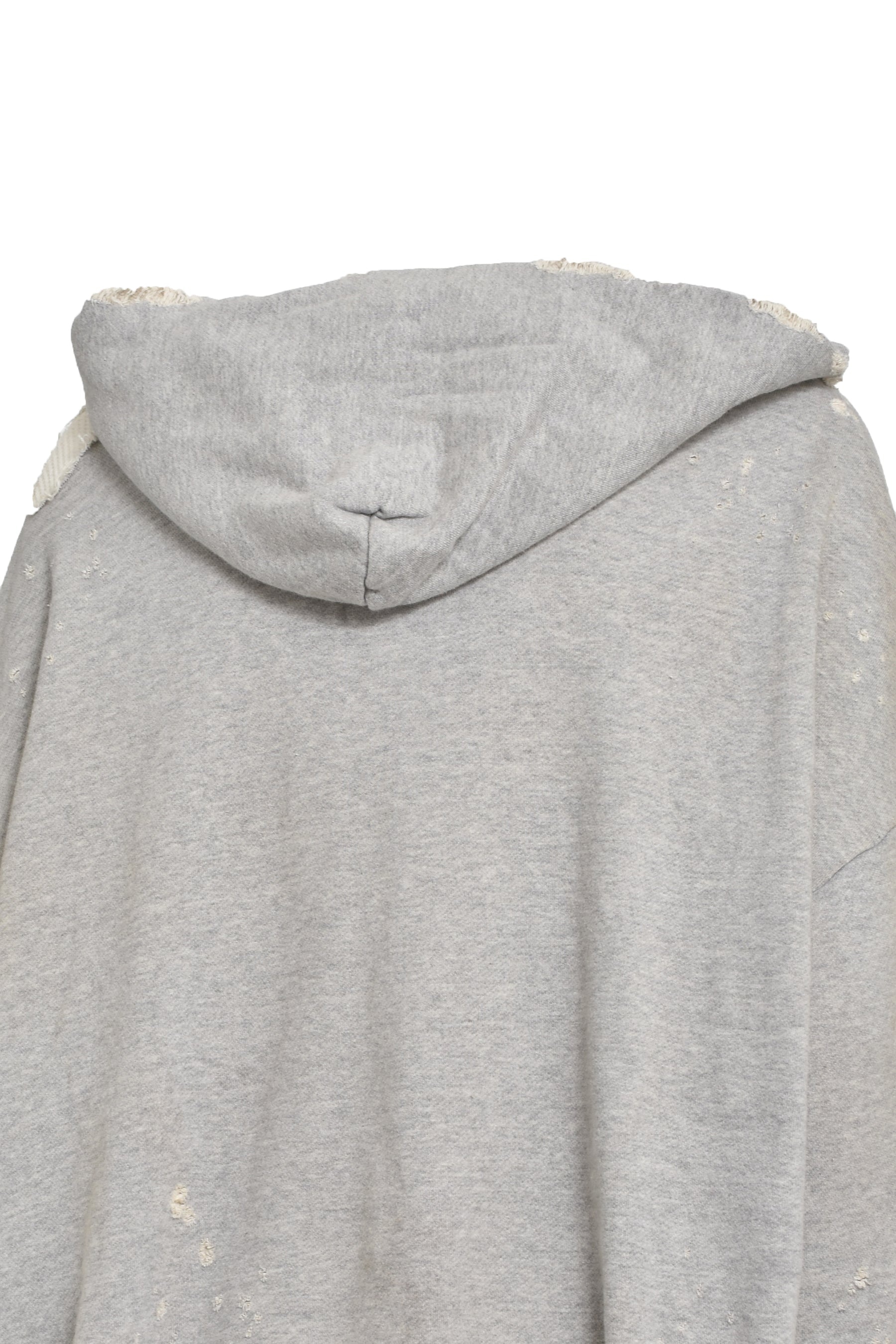 DOUBLE FACE HOODIE / GRY - 5