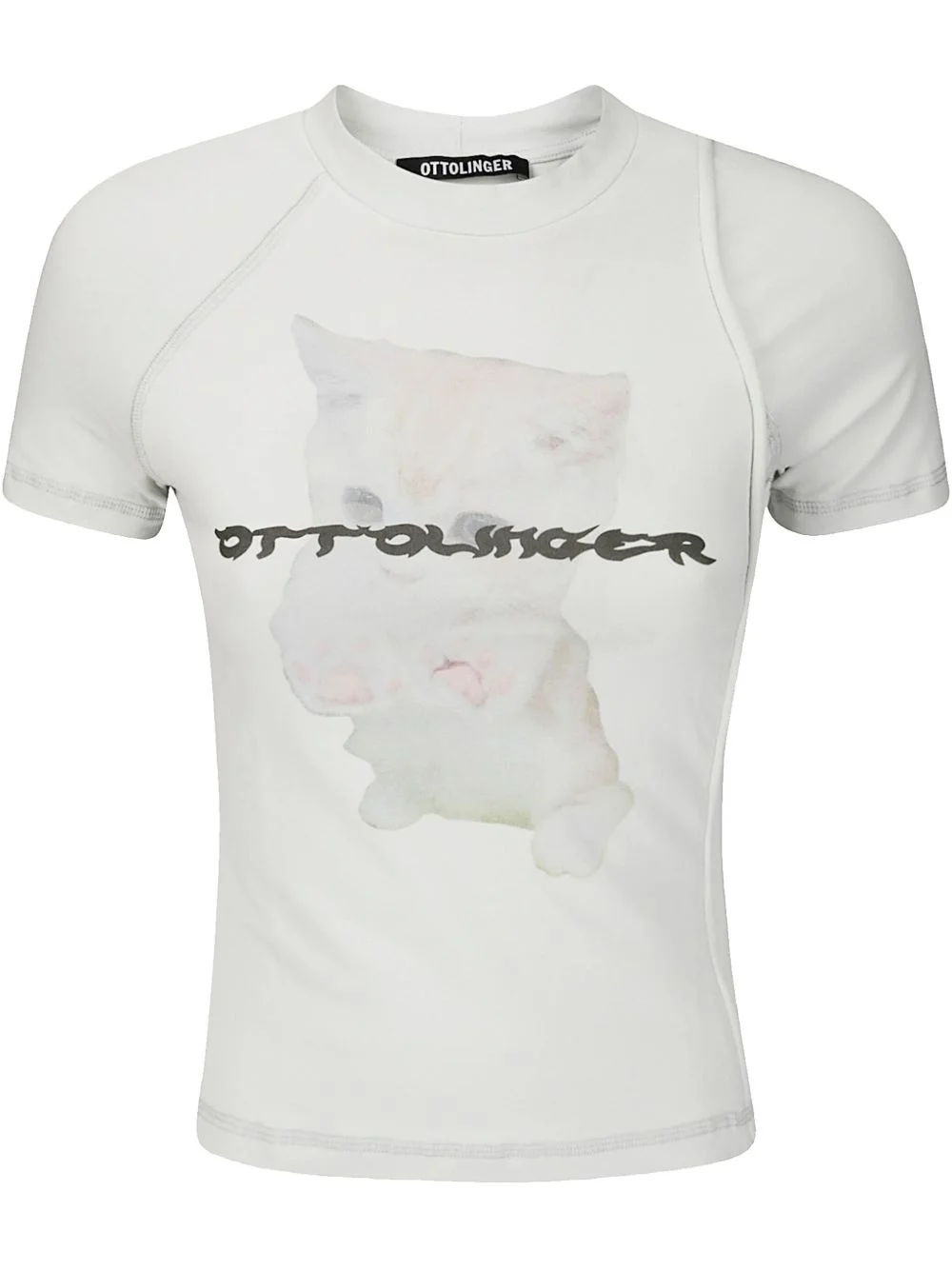 logo-print T-shirt - 1