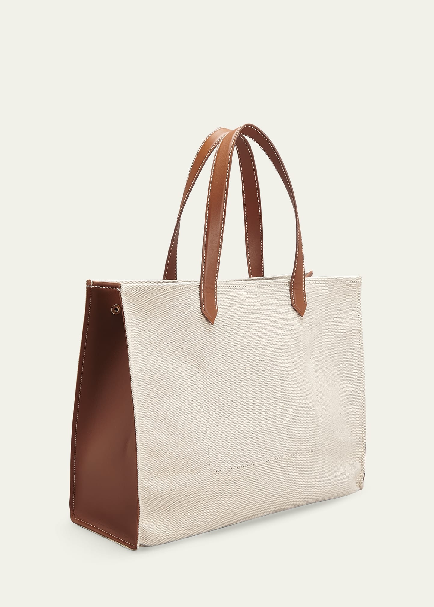 B Army Medium Linen Shopper Tote Bag - 3