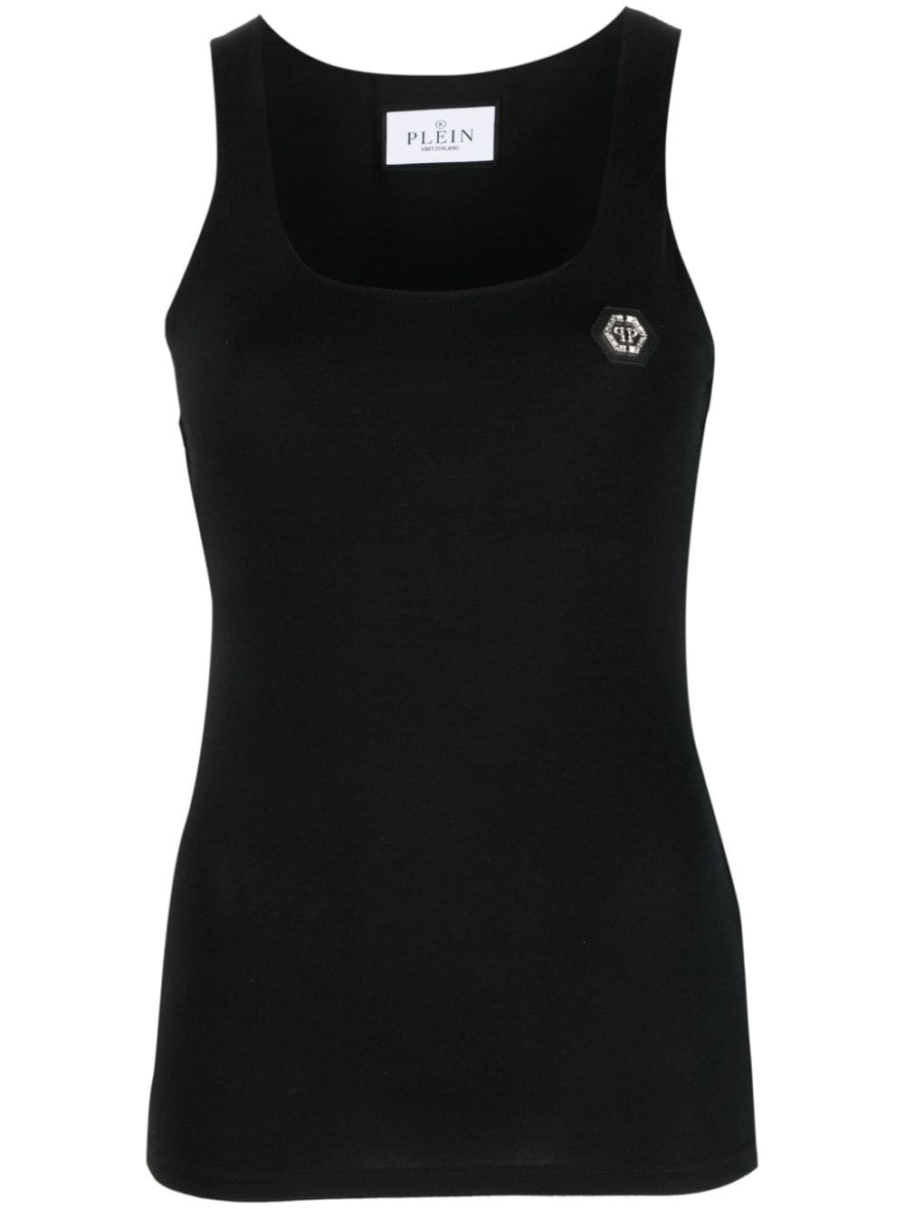 logo-patch tank top - 1