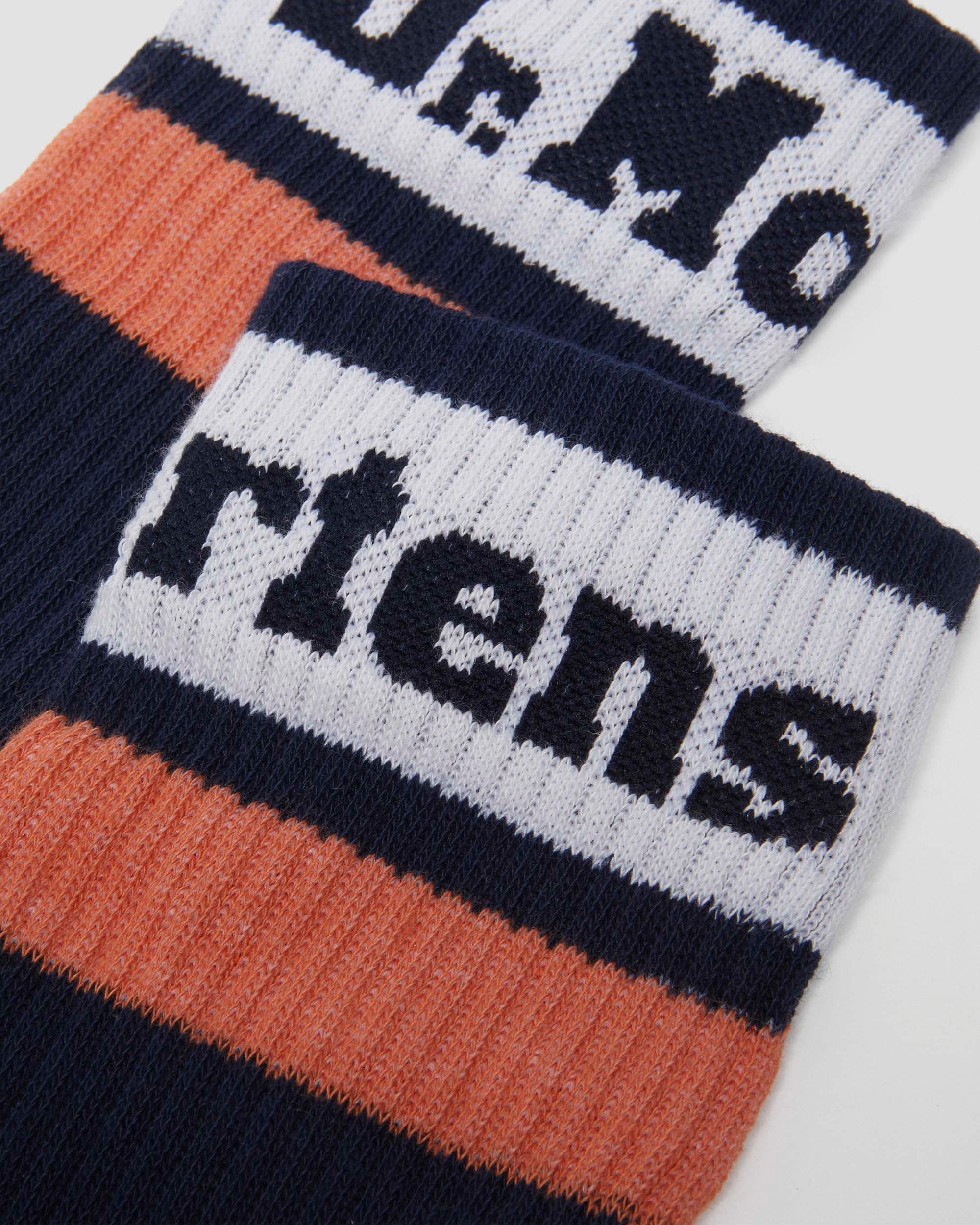Athletic Logo Organic Cotton Blend Socks - 3