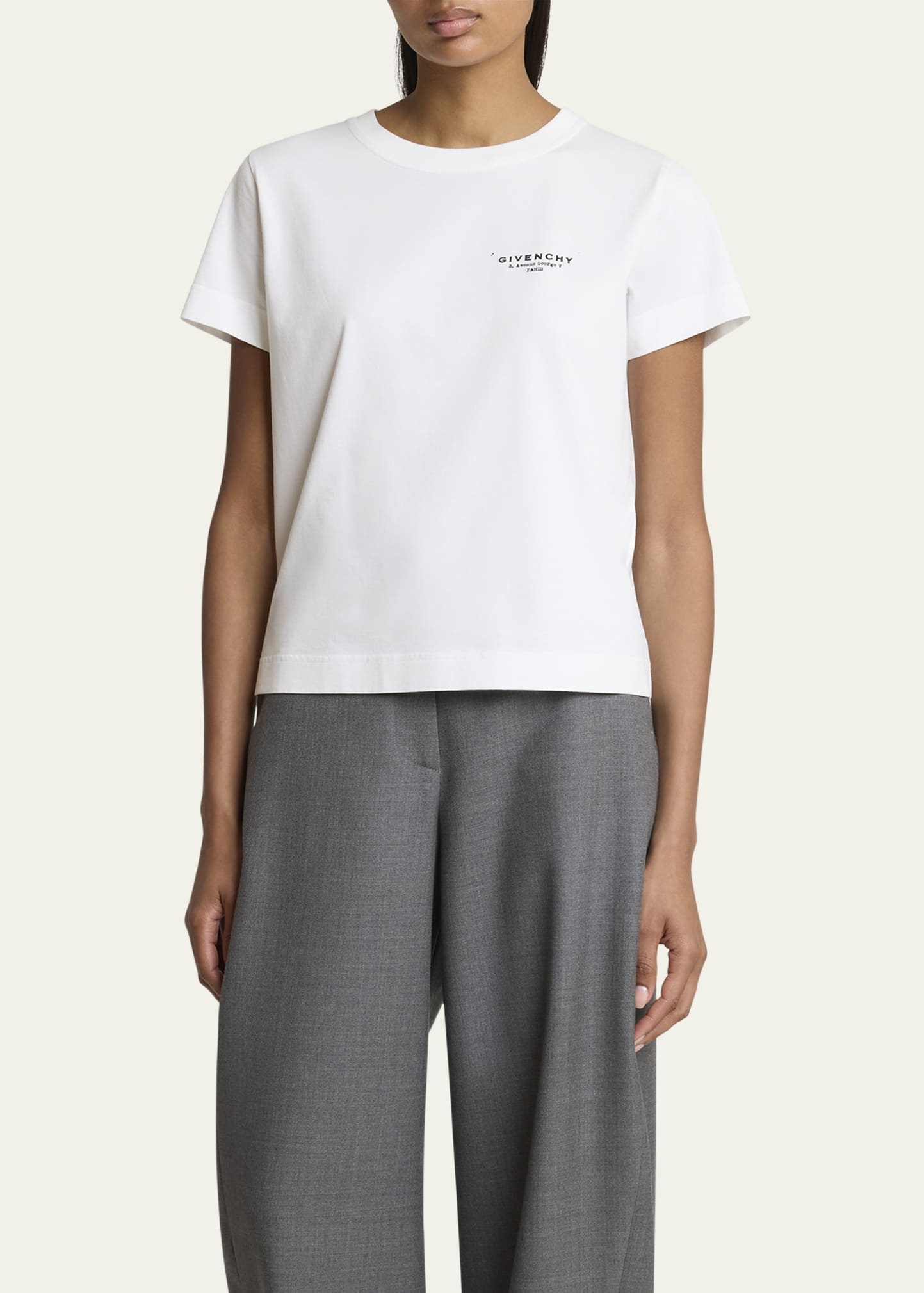 Print Logo Short-Sleeve Tee - 4