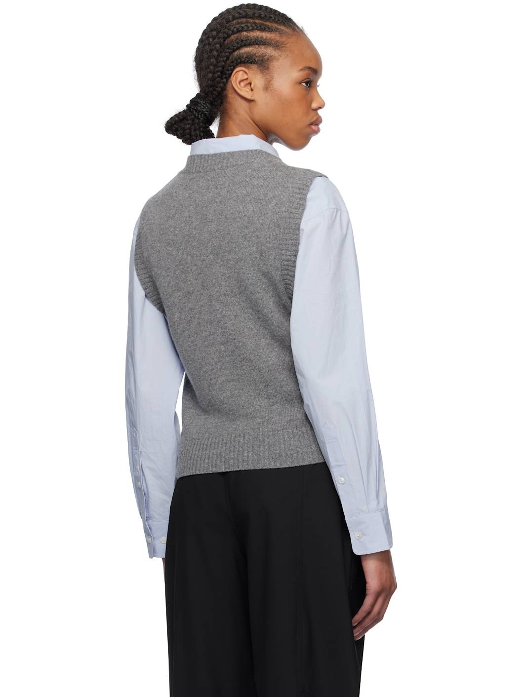 Gray Graphic Vest - 3