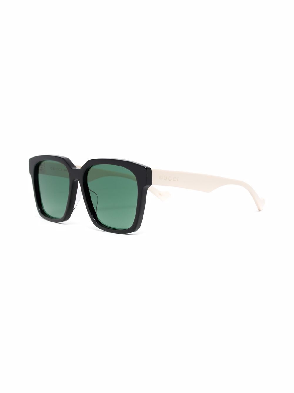 two-tone square-frame sunglasses - 2