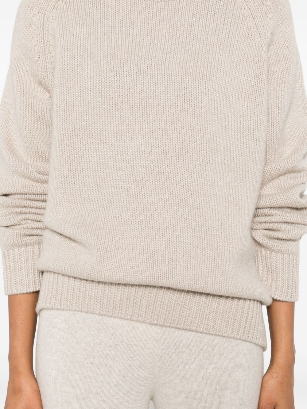 raglan-sleeve cashmere sweater - 5