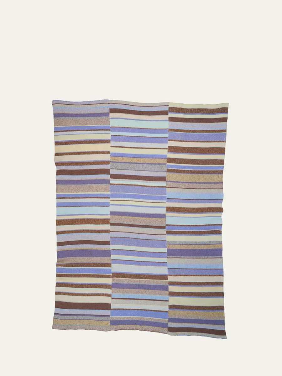 Cashmere Stripe Super Soft Blanket - 1