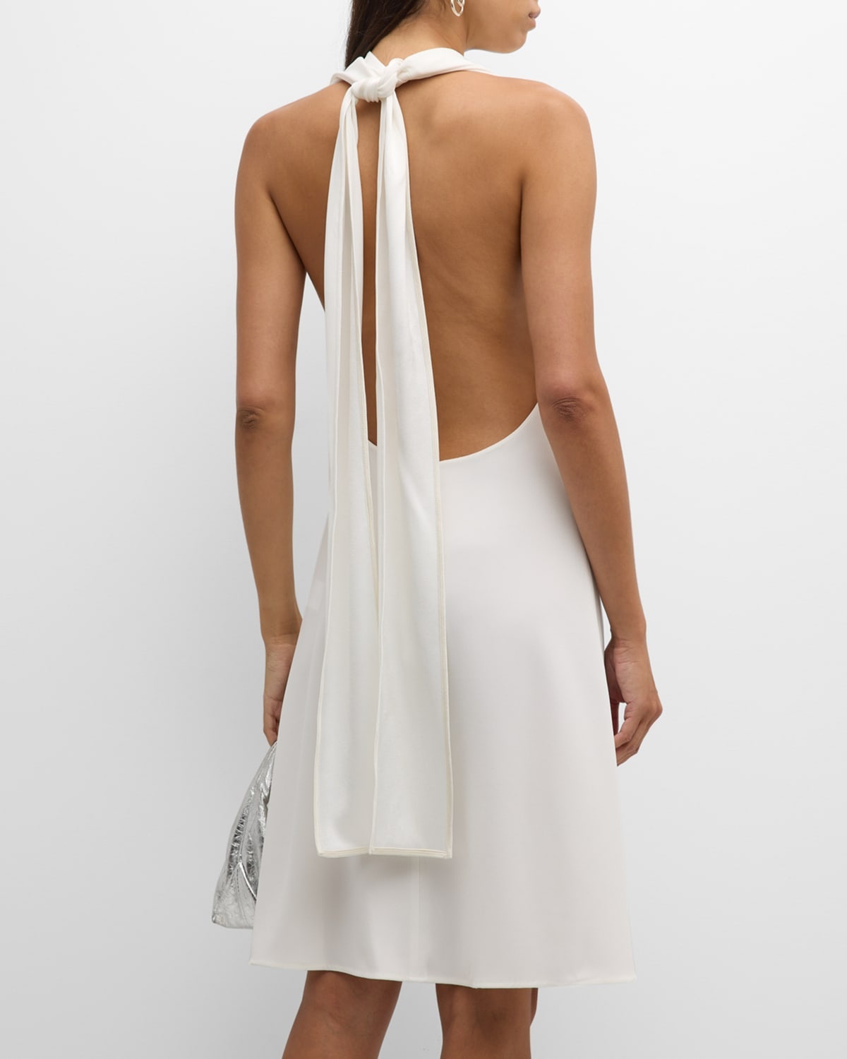 Open Back Halter Dress - 5