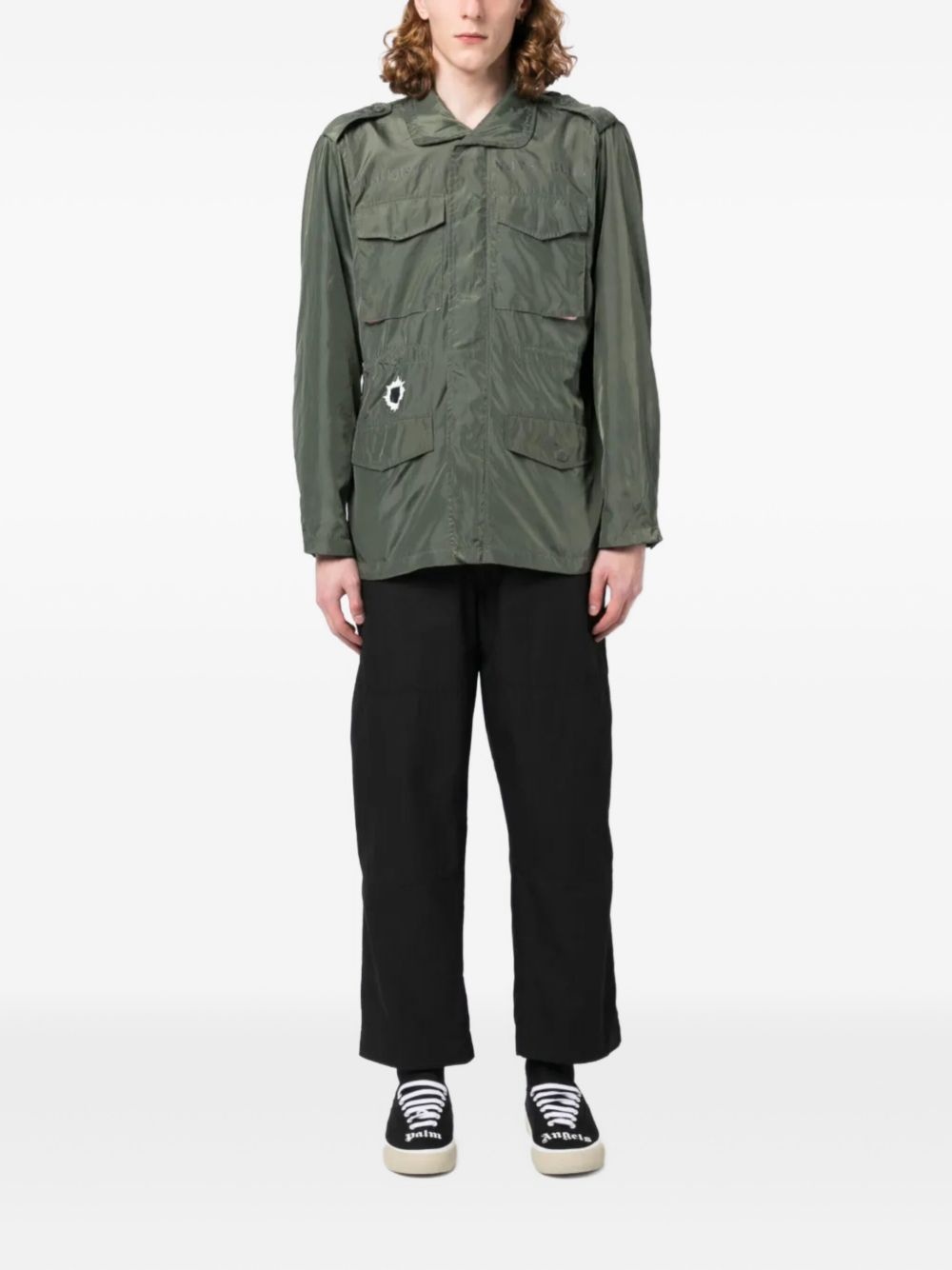graphic-print hooded jacket - 2