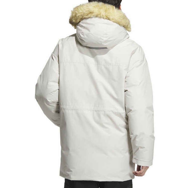 adidas Furry Down Parka 'White' IS0365 - 3