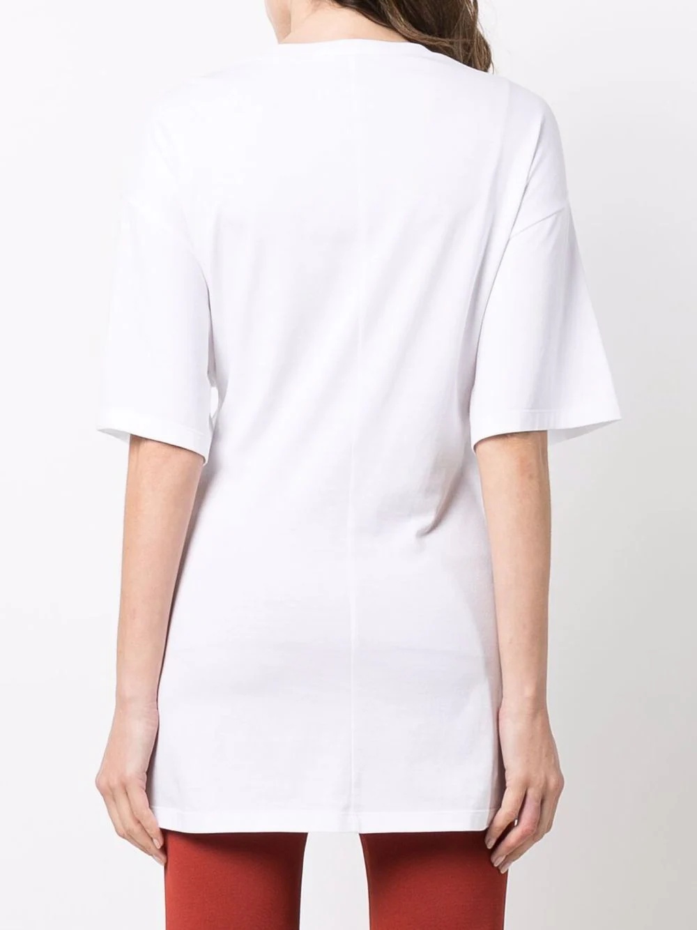 twist logo print T-shirt - 4