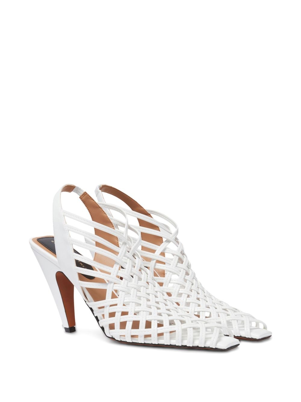 95mm square-toe sandals - 2