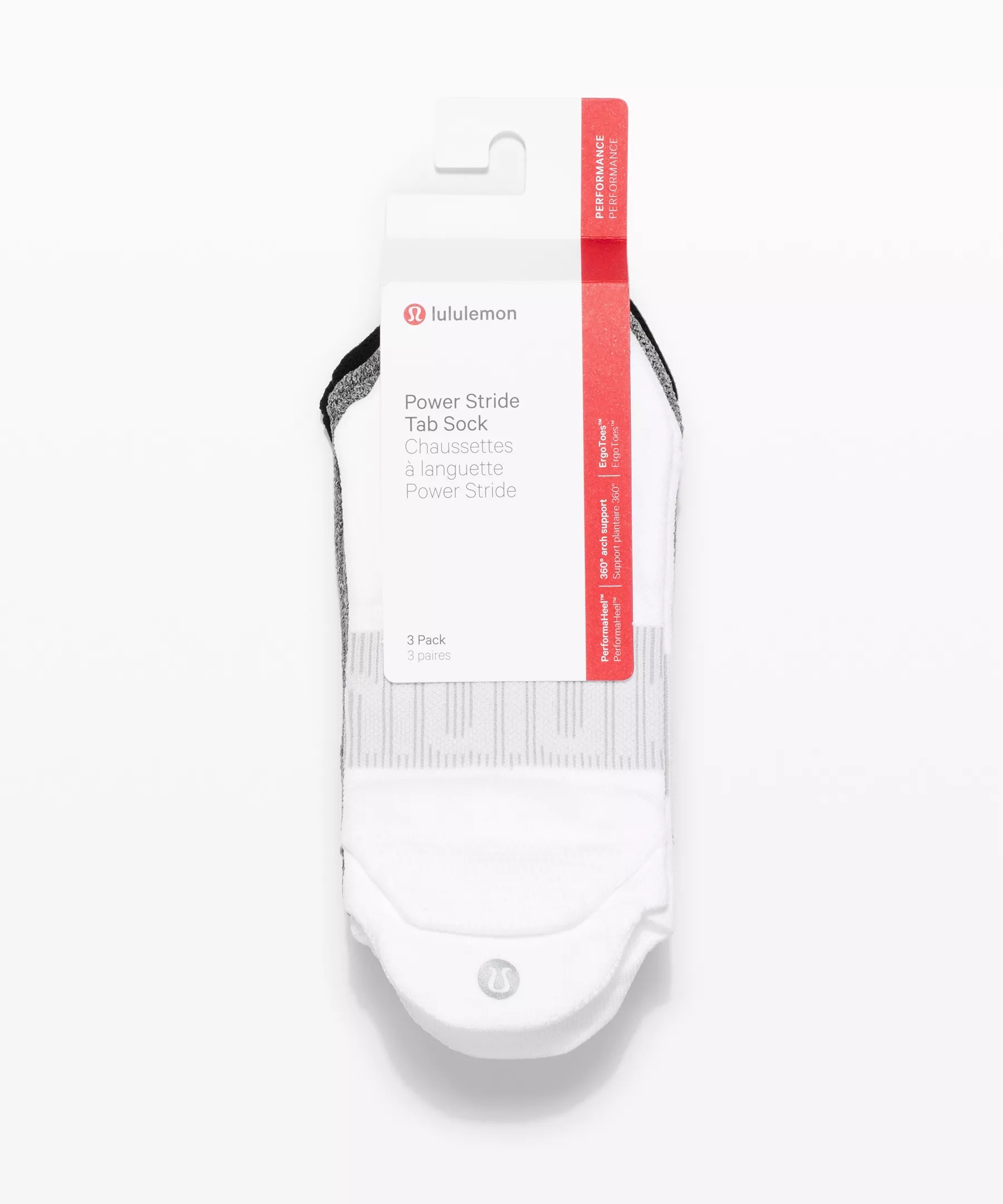 Women's Power Stride Tab Socks *3 Pack - 4