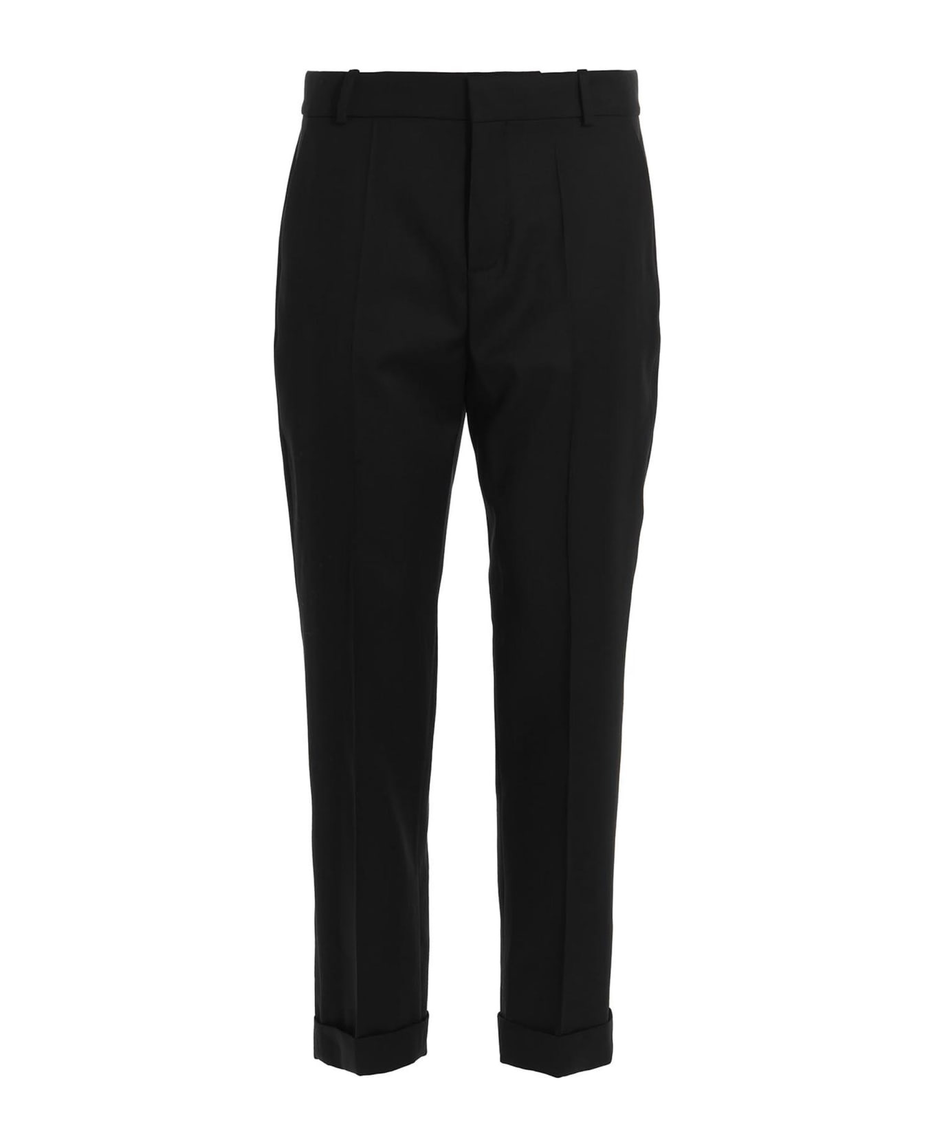 Pants In Black Wool - 1