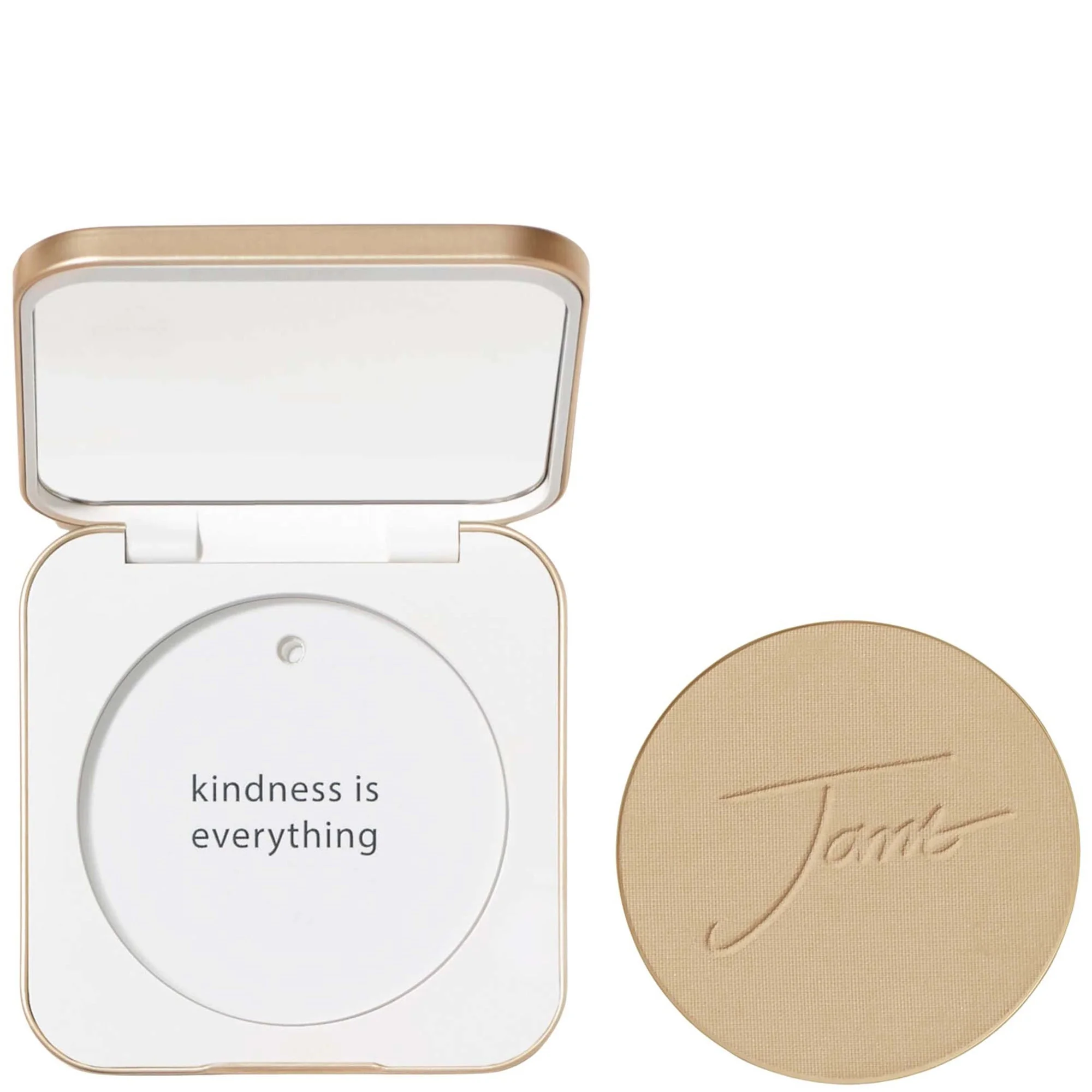 jane iredale Refillable White Compact and PurePressed Base Mineral Foundation - Golden Glow - 1