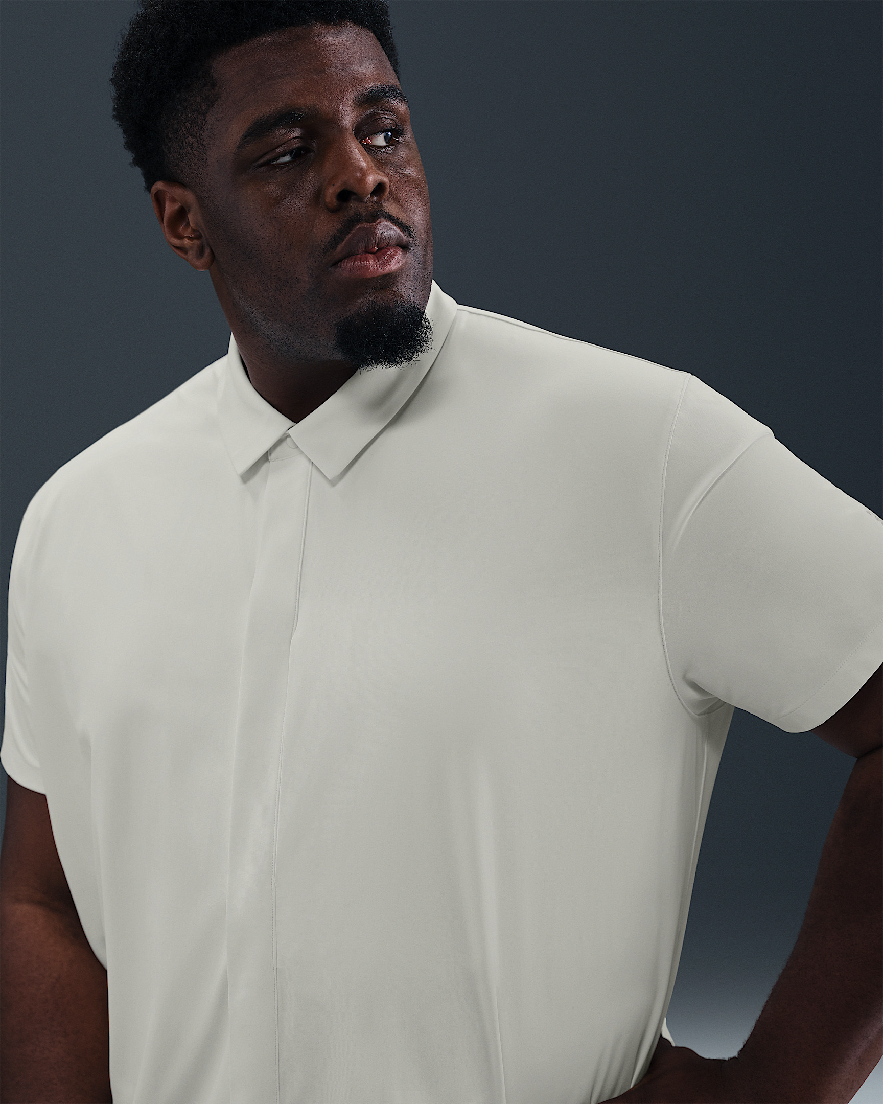 Nike 24.7 PerfectStretch Men's Dri-FIT Short-Sleeve Snap-Down Top - 8