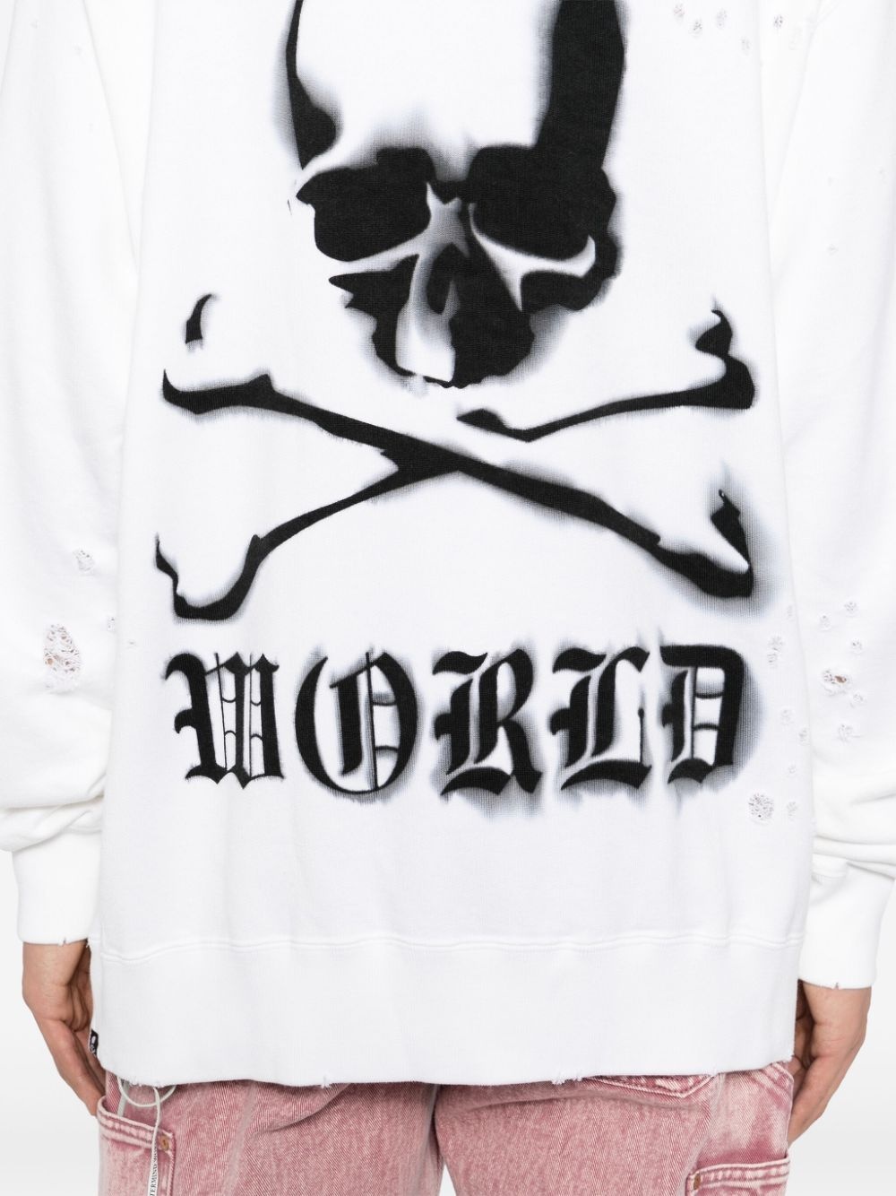 logo print hoodie - 5