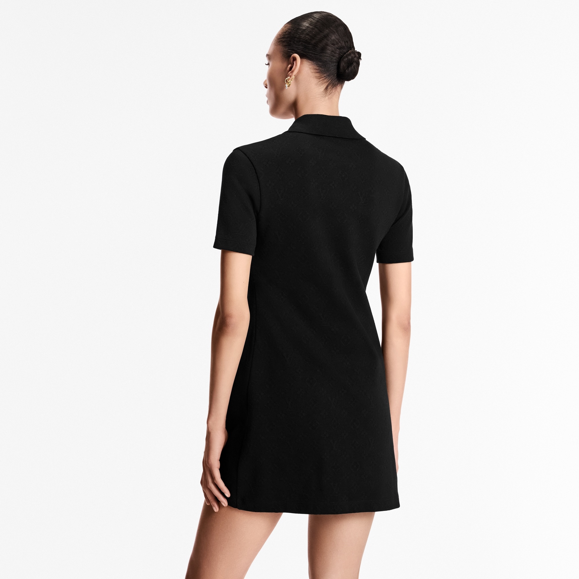 Monogram Piqué Polo Dress - 5