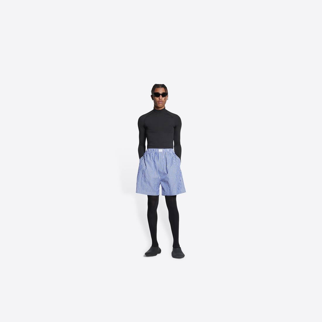 Men's Pyjama Shorts in Blue - 1