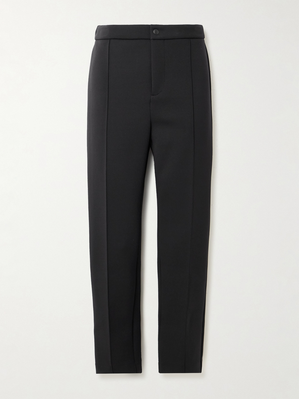 Cropped Stretch-ponte Straight-leg Pants - 1