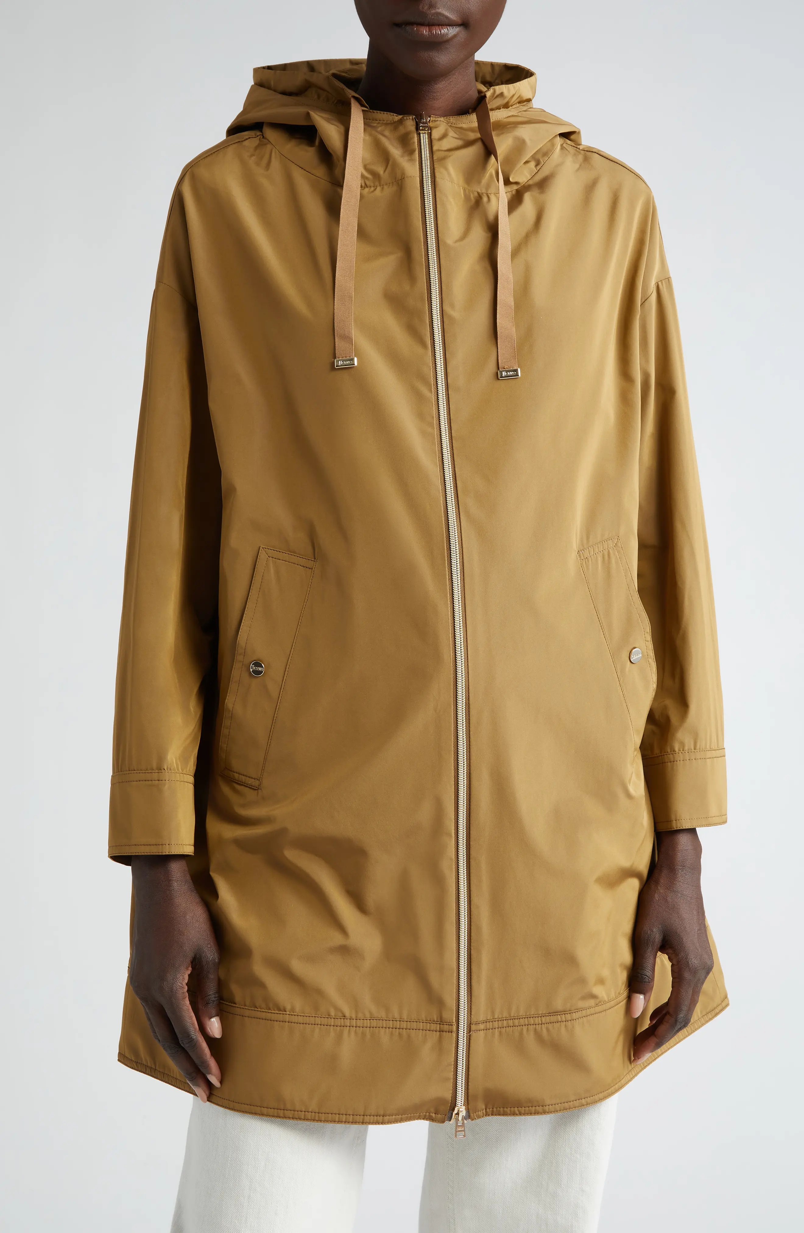 Techno Taffeta A-Line Parka - 1