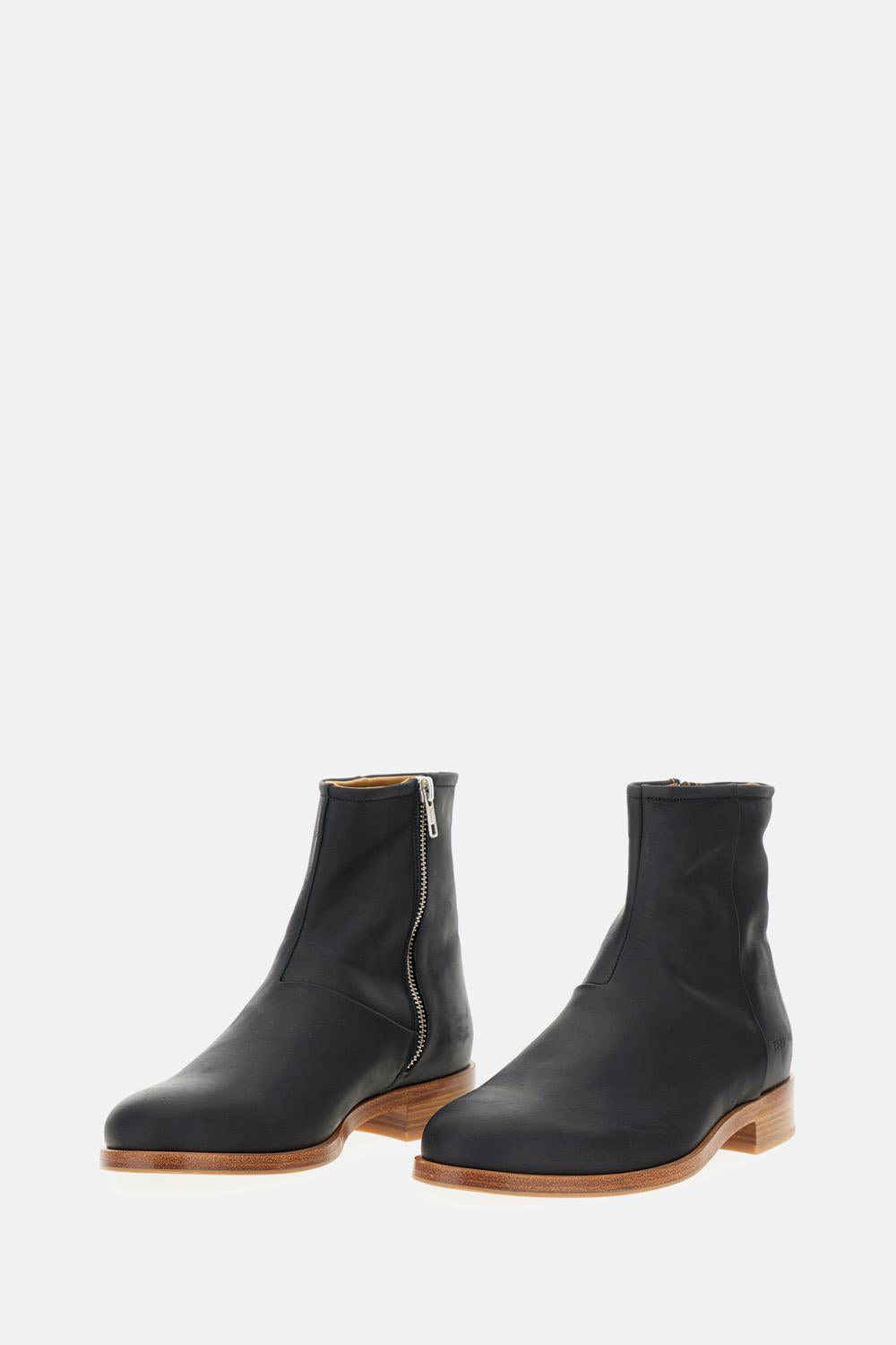 ZIP-UP BOOT IN WAXED SUEDE - 2