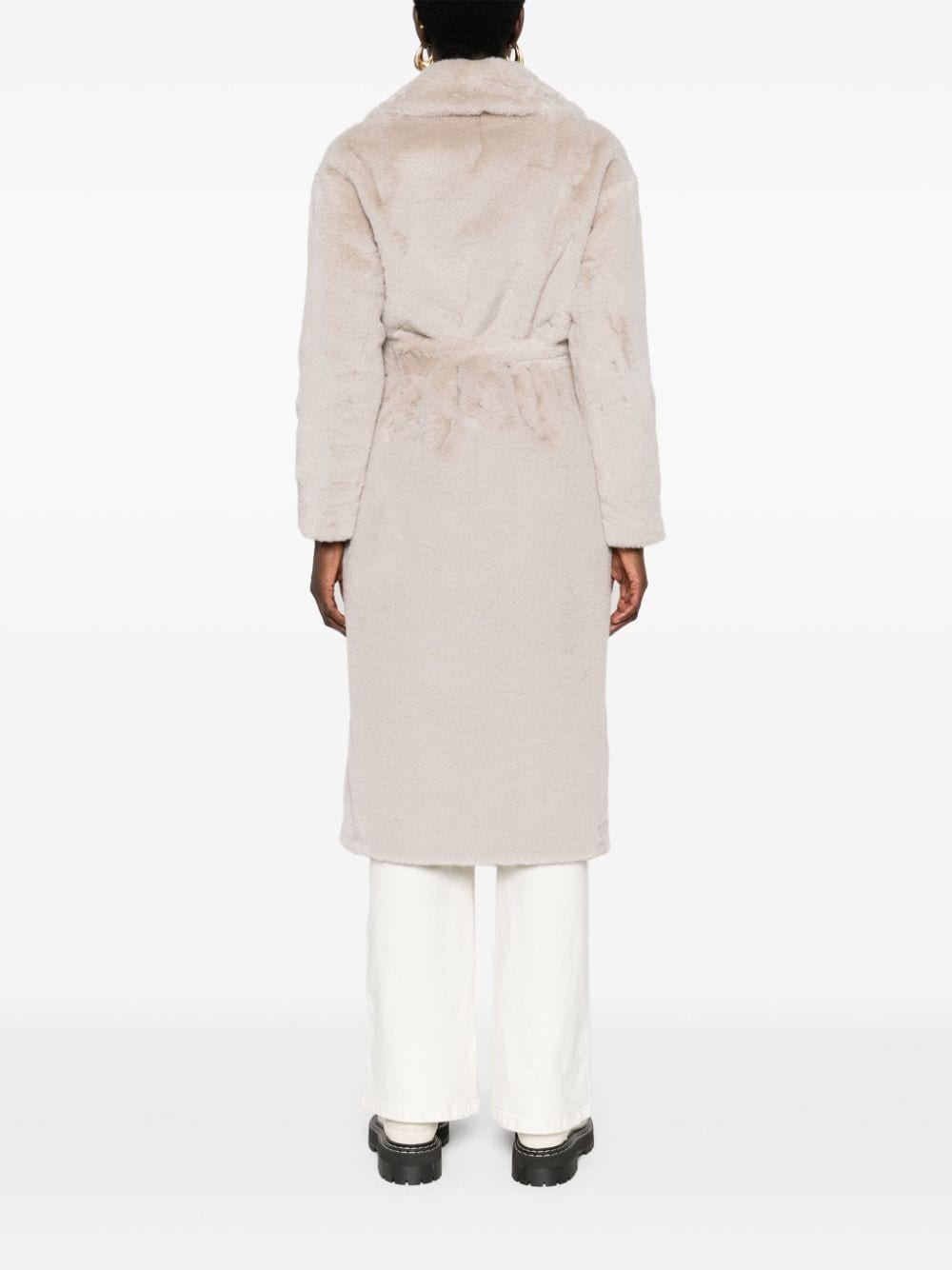 faux-fur coat - 7