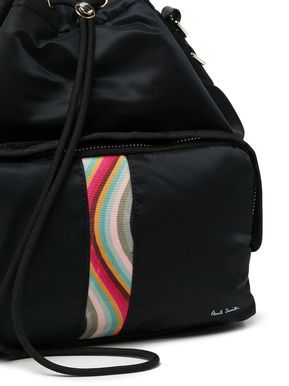 Swirl grosgrain shoulder bag - 4