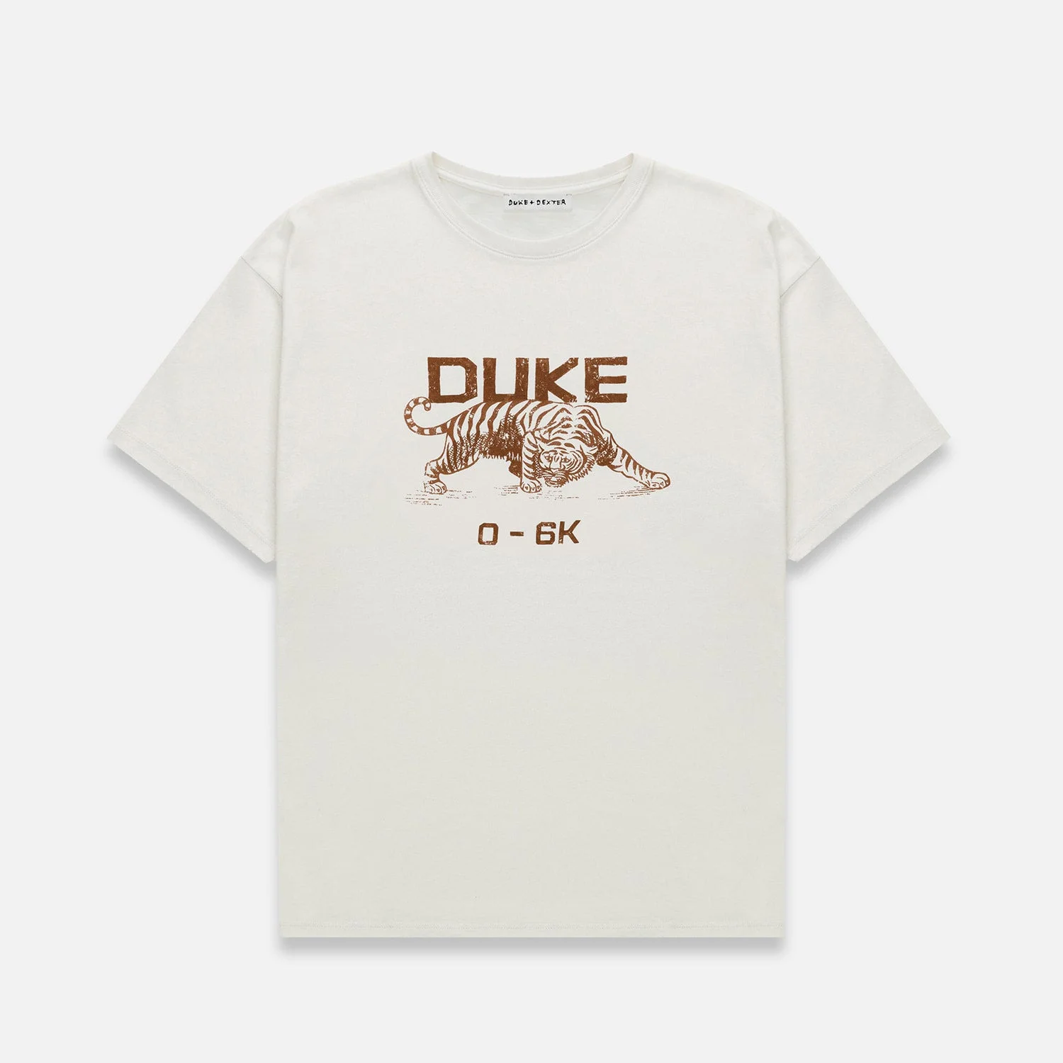 PD Rising Tiger Vintage White T-Shirt - 1