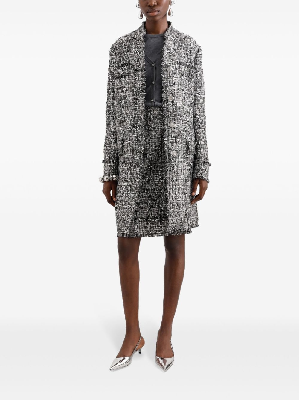 tweed skirt - 2