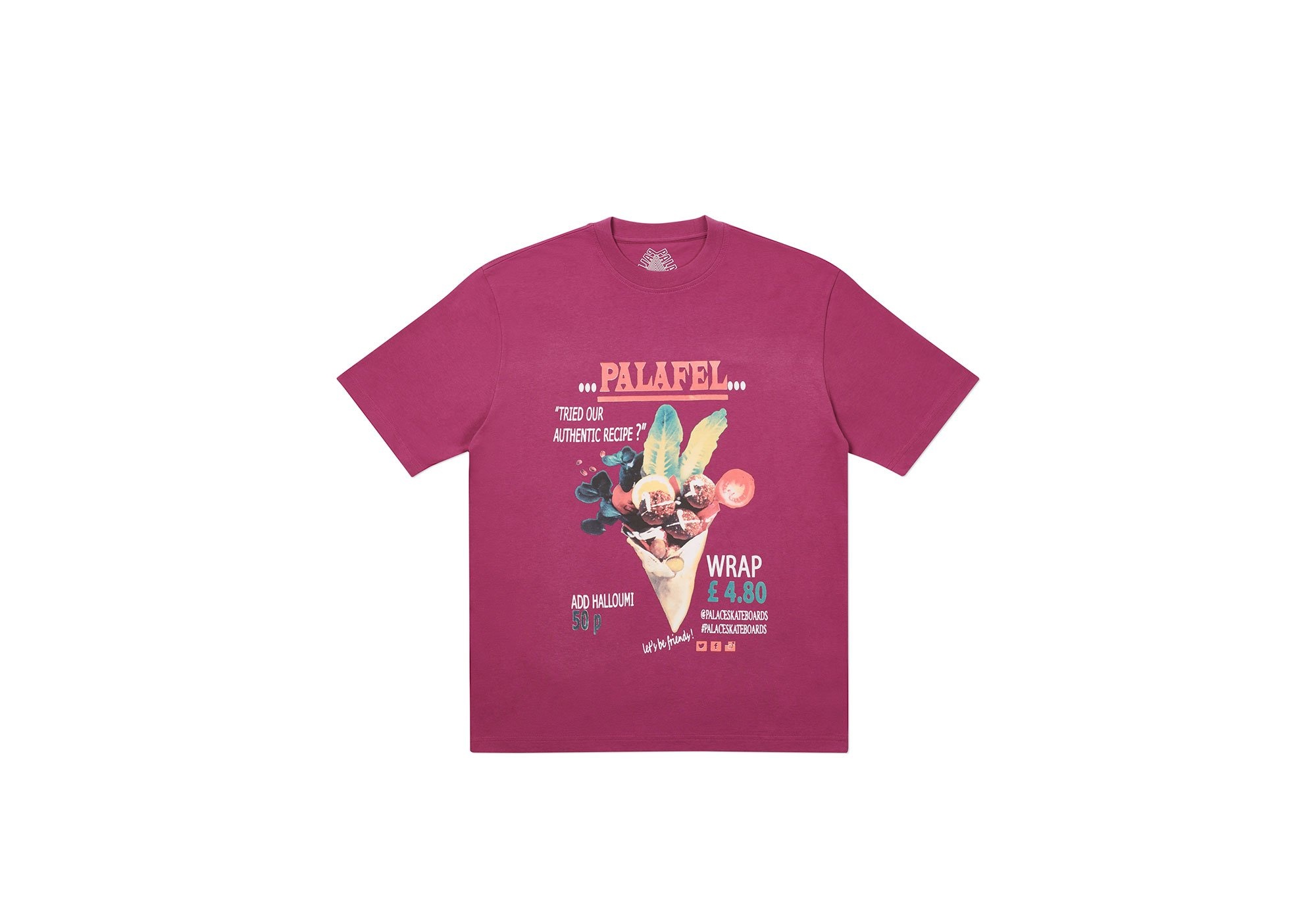 PALAFEL T-SHIRT WINE - 1