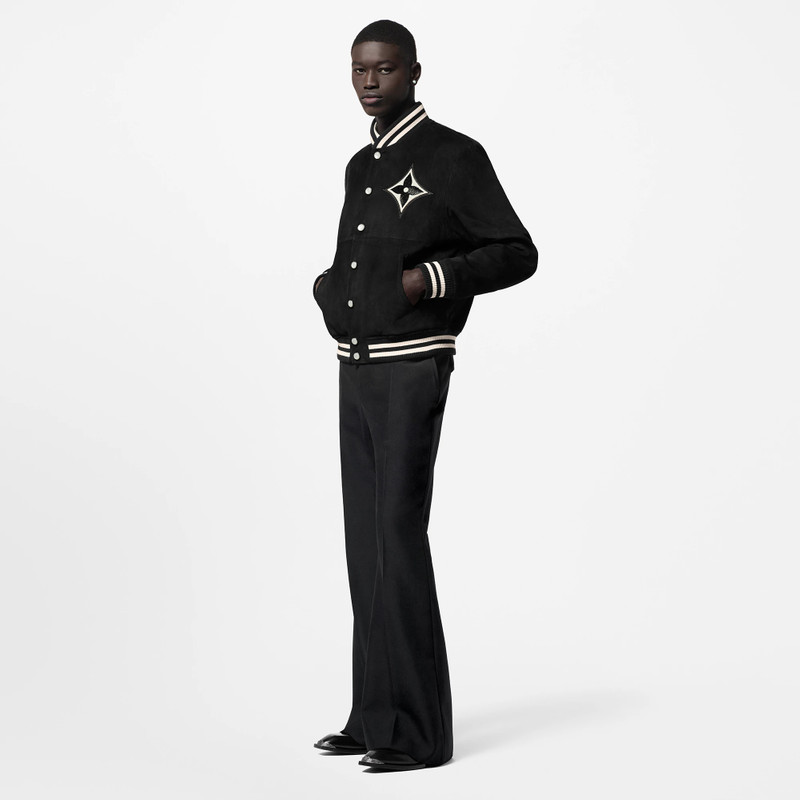 Louis Vuitton Embellished Lambskin Bomber Blouson outlook
