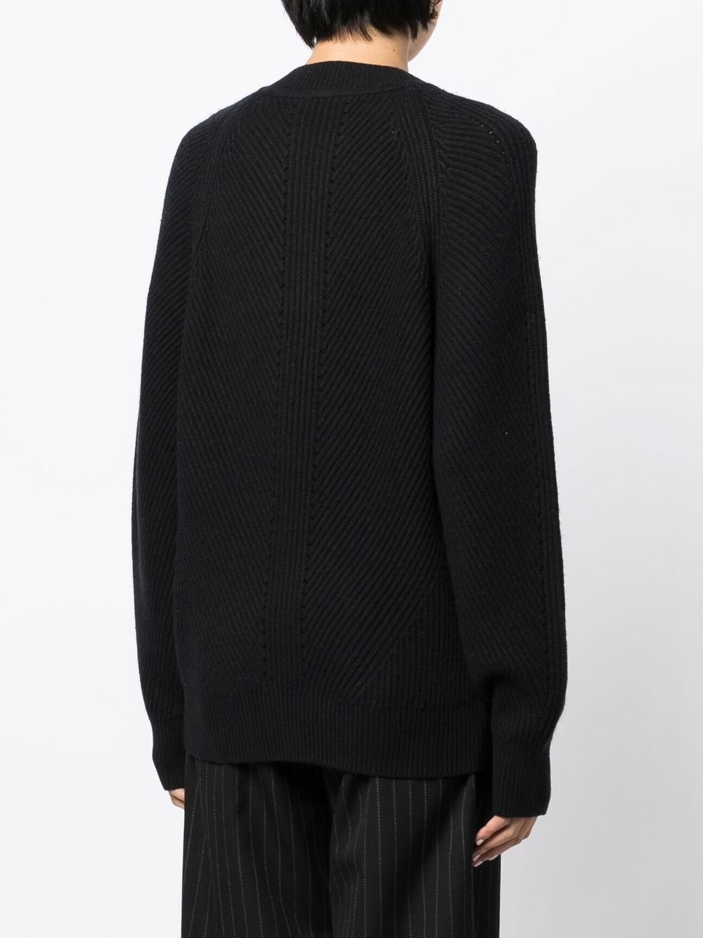 crew-neck knitted sweater - 4