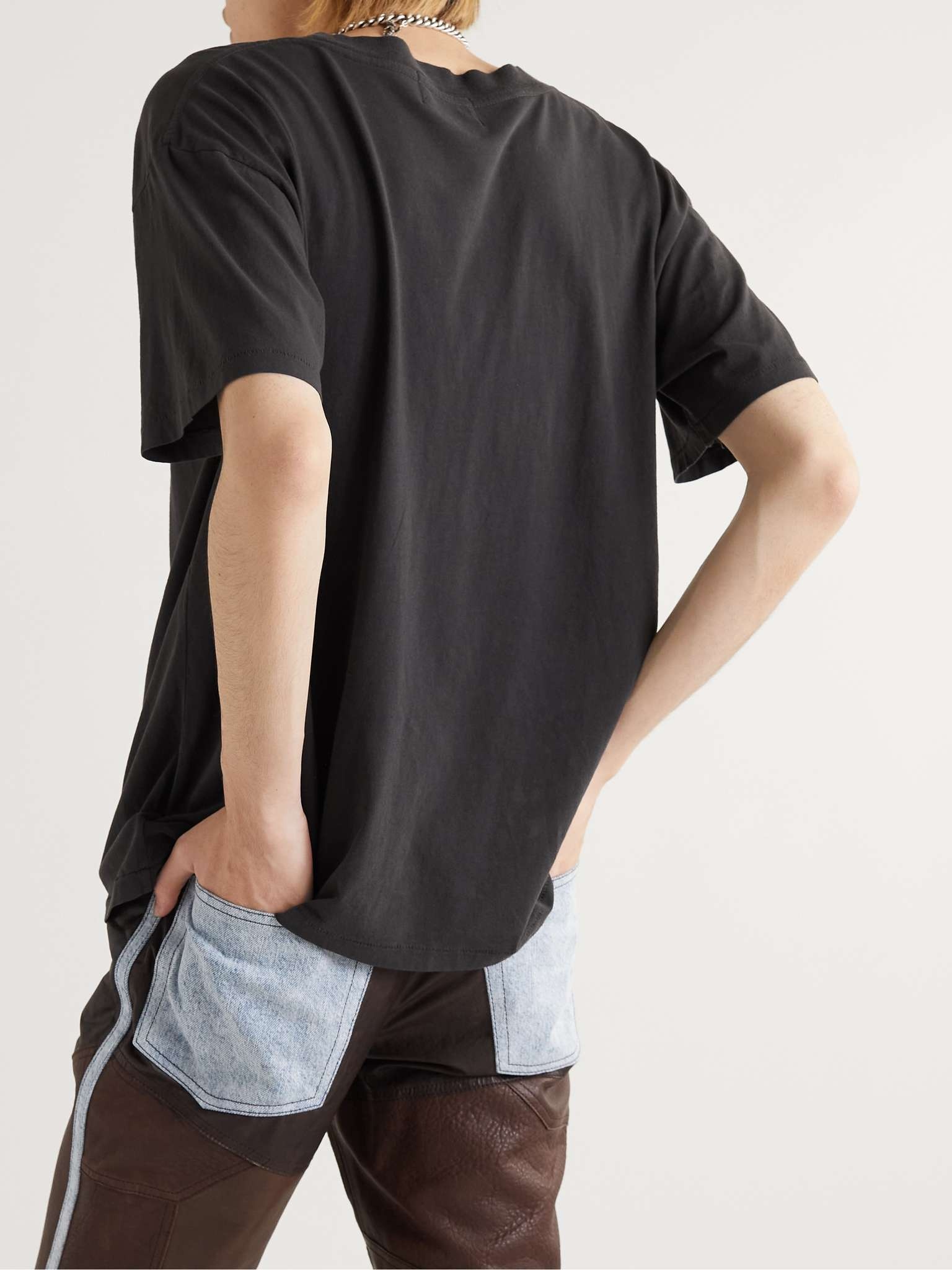 Printed Cotton-Jersey T-Shirt - 4