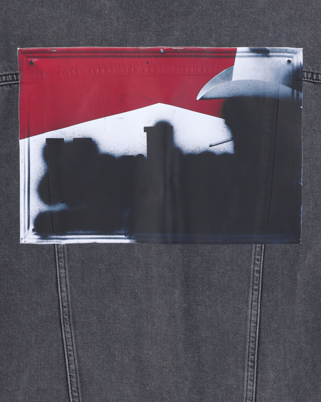 MARK FLOOD SQUARE DENIM JACKET - 8