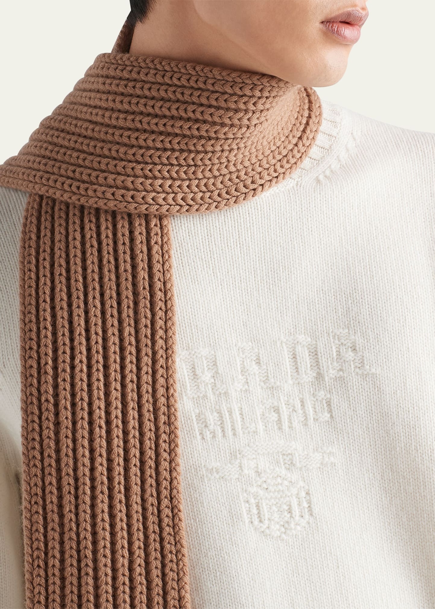 Men's Wool-Cashmere Logo Sweater - 4